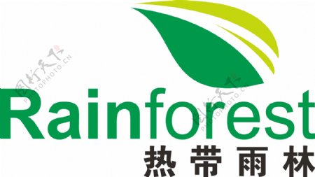 热带雨林Rainforest标志