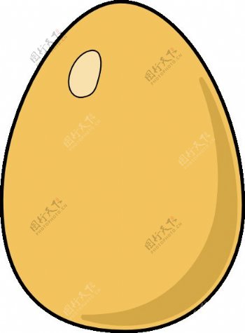 棕色的鸡蛋剪贴画