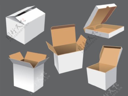 纸盒设计模版素材