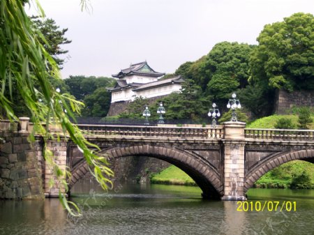日本东京皇宫外风景图片
