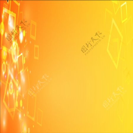 黄橙框架素材