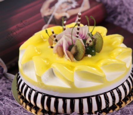 水果蛋糕欧式蛋糕王森陶艺蛋糕图片