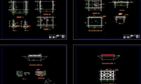 cad桥施工图图片