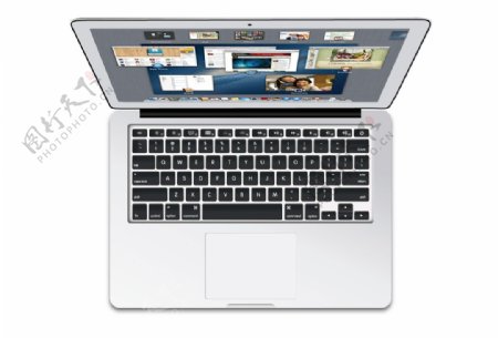 苹果MacBookAir矢量图AI