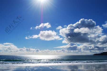 阳光海滩图片