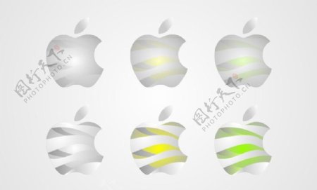 苹果创意标图片