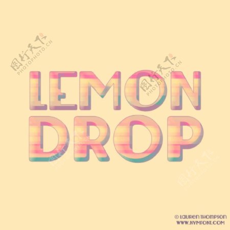 Lemondrop字体