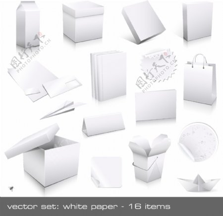 空白纸盒vi元素
