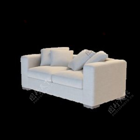 3D双人沙发模型