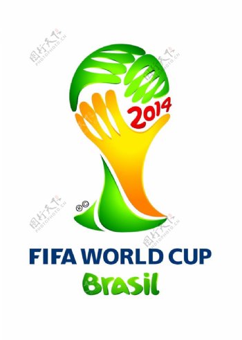 2014巴西世界杯logo设计PSD素材