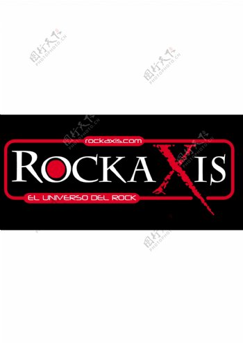 Rockaxislogo设计欣赏Rockaxis唱片公司标志下载标志设计欣赏