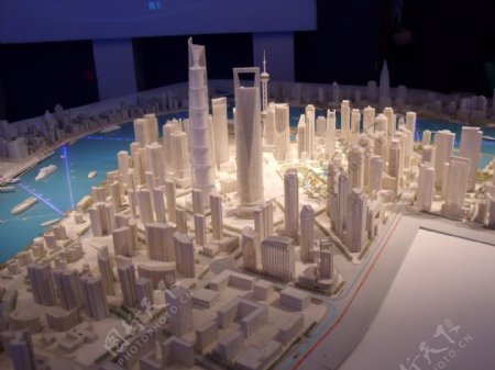 上海城市规划模型图片