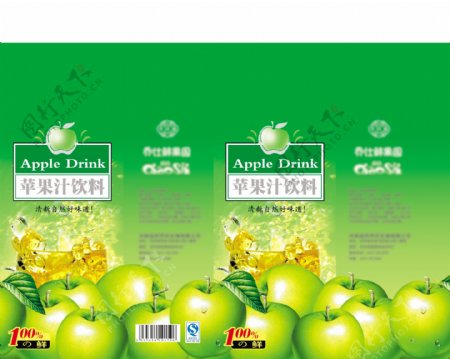 苹果汁盒图片