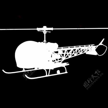 直升飞机3dmax飞机模型素材10