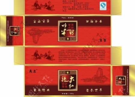 大红袍茶叶包装图片