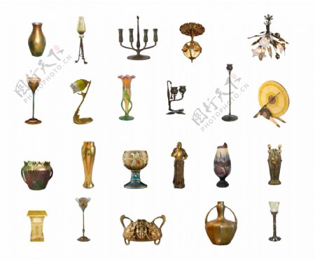 欧式古典灯具图片