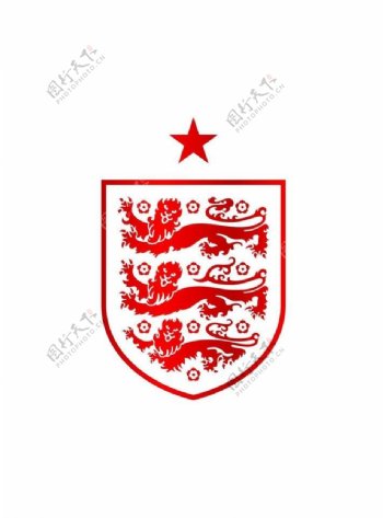 世界部分国家足球队队徽之英格兰图片