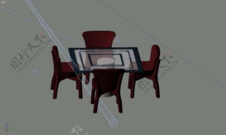餐桌3d模型桌子3d模型29