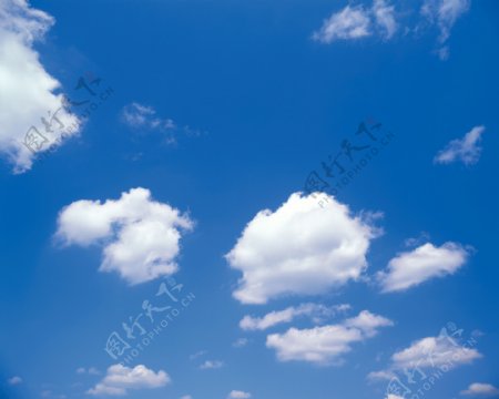 摄影自然景观天空云彩蓝天白云朵朵