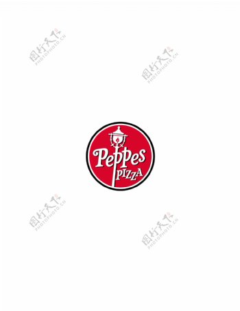 PeppesPizzalogo设计欣赏PeppesPizza饮料品牌LOGO下载标志设计欣赏