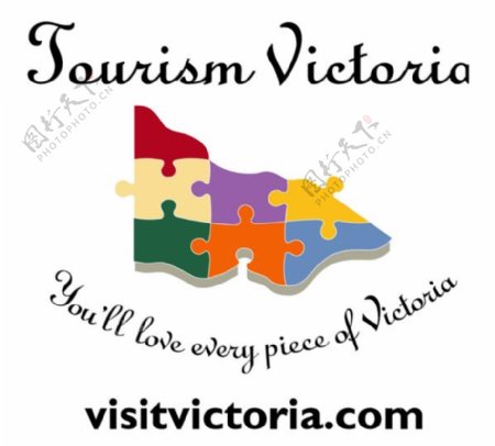 TourismVictorialogo设计欣赏TourismVictoria旅游业标志下载标志设计欣赏