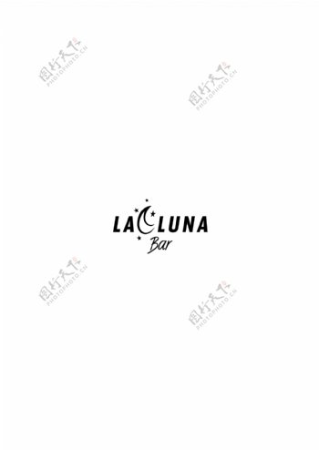 LaLunaBarlogo设计欣赏LaLunaBar著名酒店LOGO下载标志设计欣赏