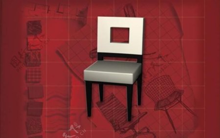 现代主义风格之椅子3D模型椅子018