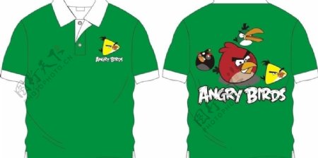 愤怒的小鸟t恤设计图案图片