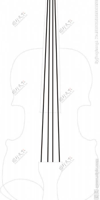 小提琴矢量图图片