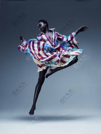 模特黑珍珠舞蹈黑人图片