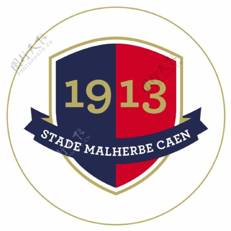 卡昂足球俱乐部徽标图片