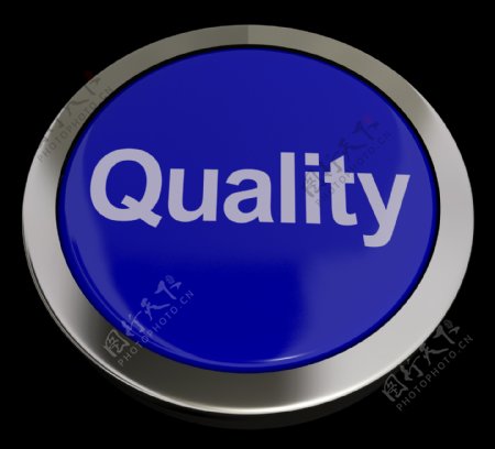 按钮代表质量优良的服务或产品