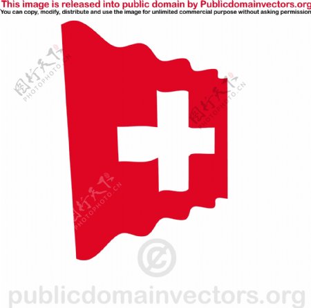 瑞士波形矢量标志