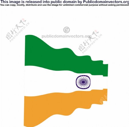 矢量印度国旗