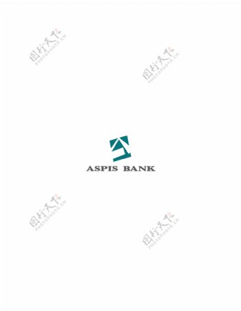 AspisBanklogo设计欣赏AspisBank国际银行标志下载标志设计欣赏