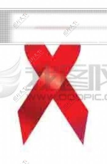 AIDS艾滋病标志矢量素材