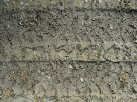 污物和泥土轮胎印4个纹理
