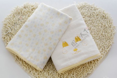 竹纤维宝宝毛巾图片