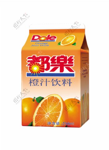 都乐橙汁饮料图片