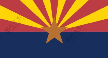 亚利桑那州的矢量标志
