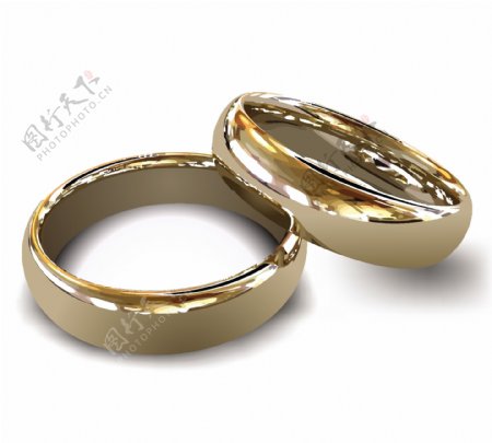 结婚戒指矢量素材2