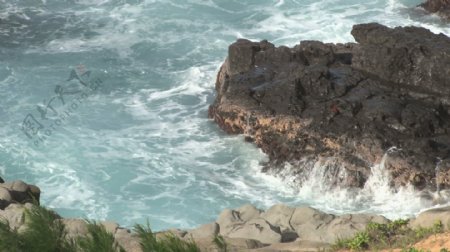 湿透了的岩石在太平洋证券的录像视频免费下载