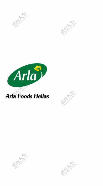 ArlaFoodsHellaslogo设计欣赏ArlaFoodsHellas知名食品标志下载标志设计欣赏