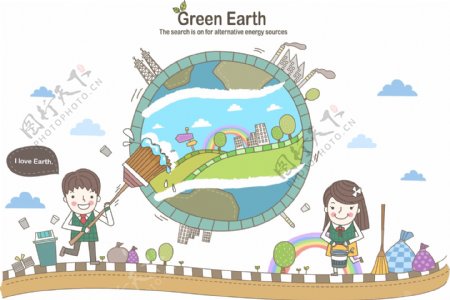 绿色环保图片