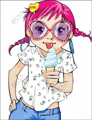 冰淇淋女孩