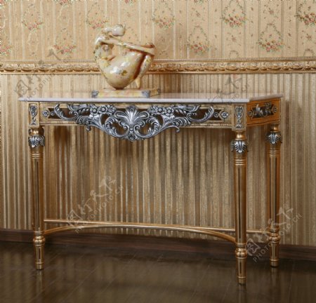古典艺术欧式沙发桌子图片