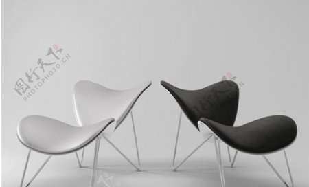 现代创意座椅3d模型