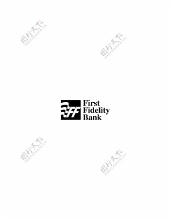FirstFidelityBanklogo设计欣赏FirstFidelityBank金融机构LOGO下载标志设计欣赏