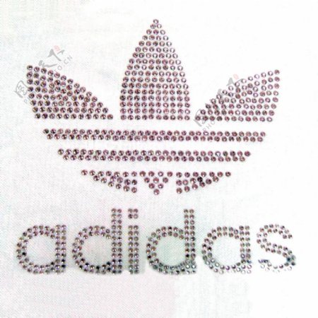 烫钻文字英文品牌Adidas免费素材