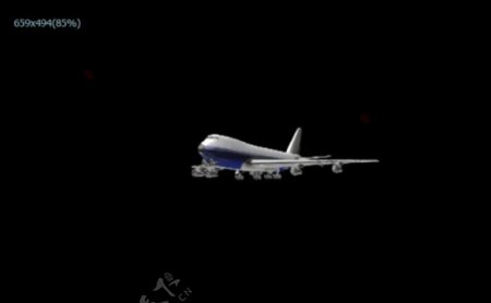 飞机模拟飞行视频素材